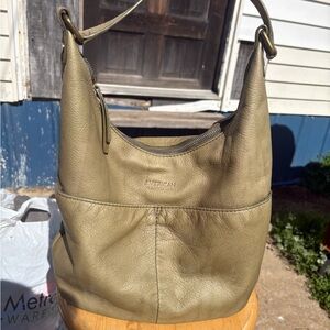 American leather Co hobo bag.